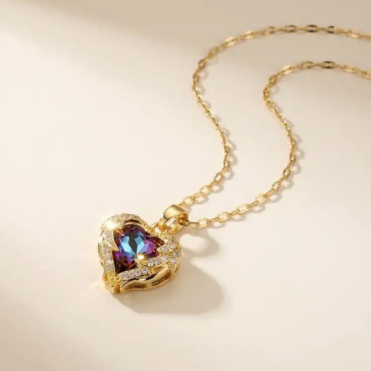 Dainty Gold Heart Necklace for Everyday Wear.webp