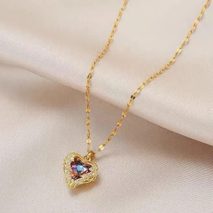 Heart Opal Chain