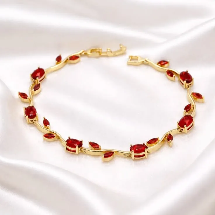 Red Tulip Bracelet